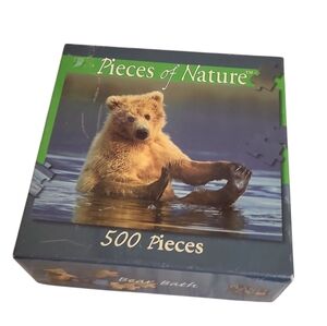 Pieces Of Nature Planet Zoo Bear 500 Piece Puzzle